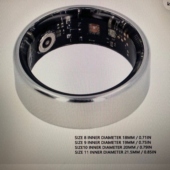 smart ring size 8 color silver - Picture 7 of 11